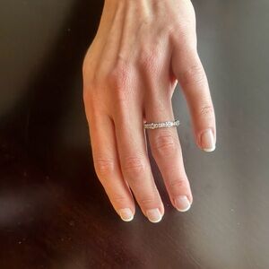 Antique Style 1.05 ct VS Lab Diamond Eternity Band